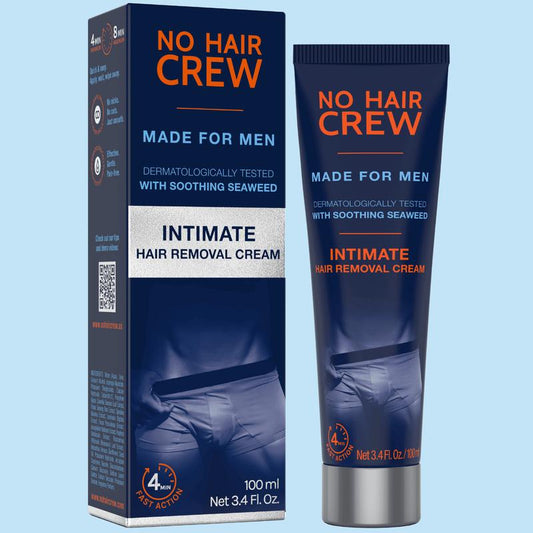 No Hair Crew Intimate/Private At Home Hair Removal Cream for Men